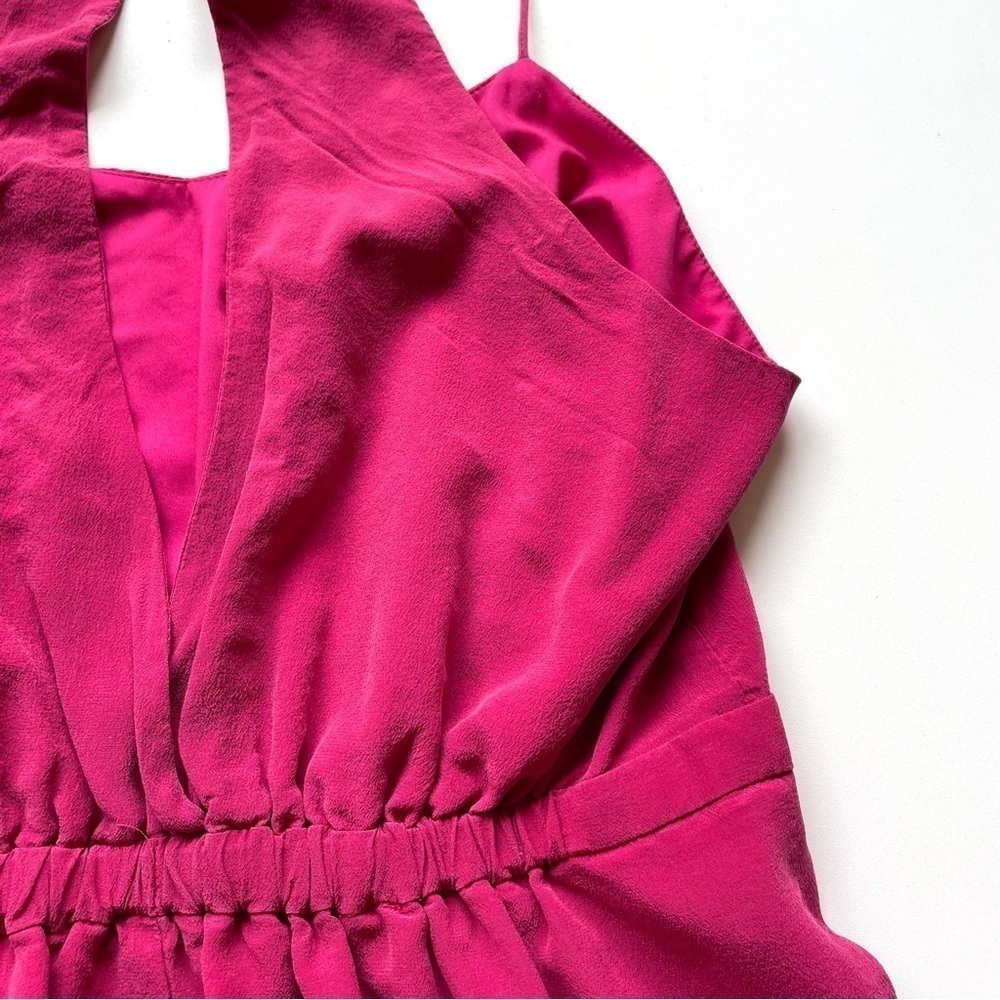 Madewell 2 Pink Silk Daylight Sleeveless Spaghetti Strap Sheath Dress - Picture 9 of 16
